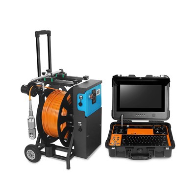 Cámara de pozo con giro e inclinación